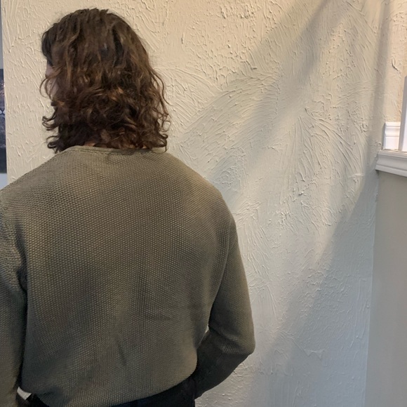 Muted Green Lightweight Sweater - Picture 1 of 2